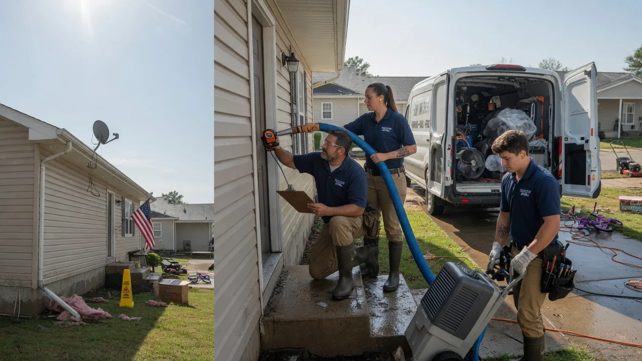 Ceiling Water Damage Restoration in Schulenburg, TX near me
